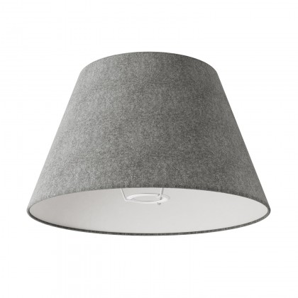 Impero M stoffen lampenkap voor tafel- of wandlamp met E27 fitting - Made in Italy - wol donkergrijs