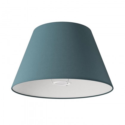 Impero M stoffen lampenkap voor tafel- of wandlamp met E27 fitting - Made in Italy - strakblauw canvas
