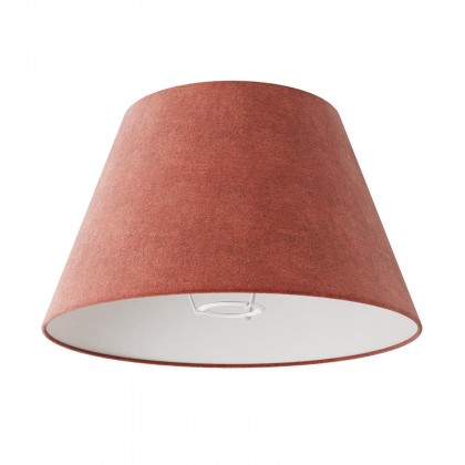 Impero M stoffen lampenkap voor tafel- of wandlamp met E27 fitting - Made in Italy - wol kreeftkleurig