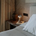 Draagbare en oplaadbare Cabless01 LED-lamp met zilveren Half Sphere lichtbron