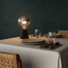 Draagbare en oplaadbare Cabless01 LED-lamp met zilveren Half Sphere lichtbron