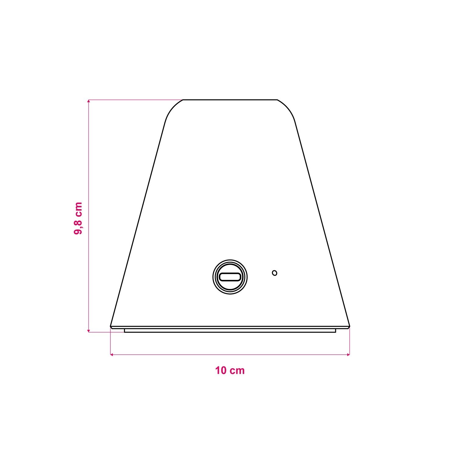 Base pour lampe portative rechargeable Cabless01