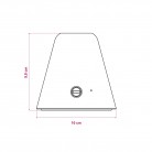 Base pour lampe portative rechargeable Cabless01