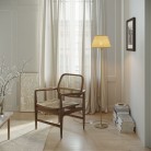 Lampadaire MAG-Y avec base ronde en métal et abat-jour Impero M