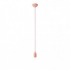Suspension colorée en silicone avec câble textile