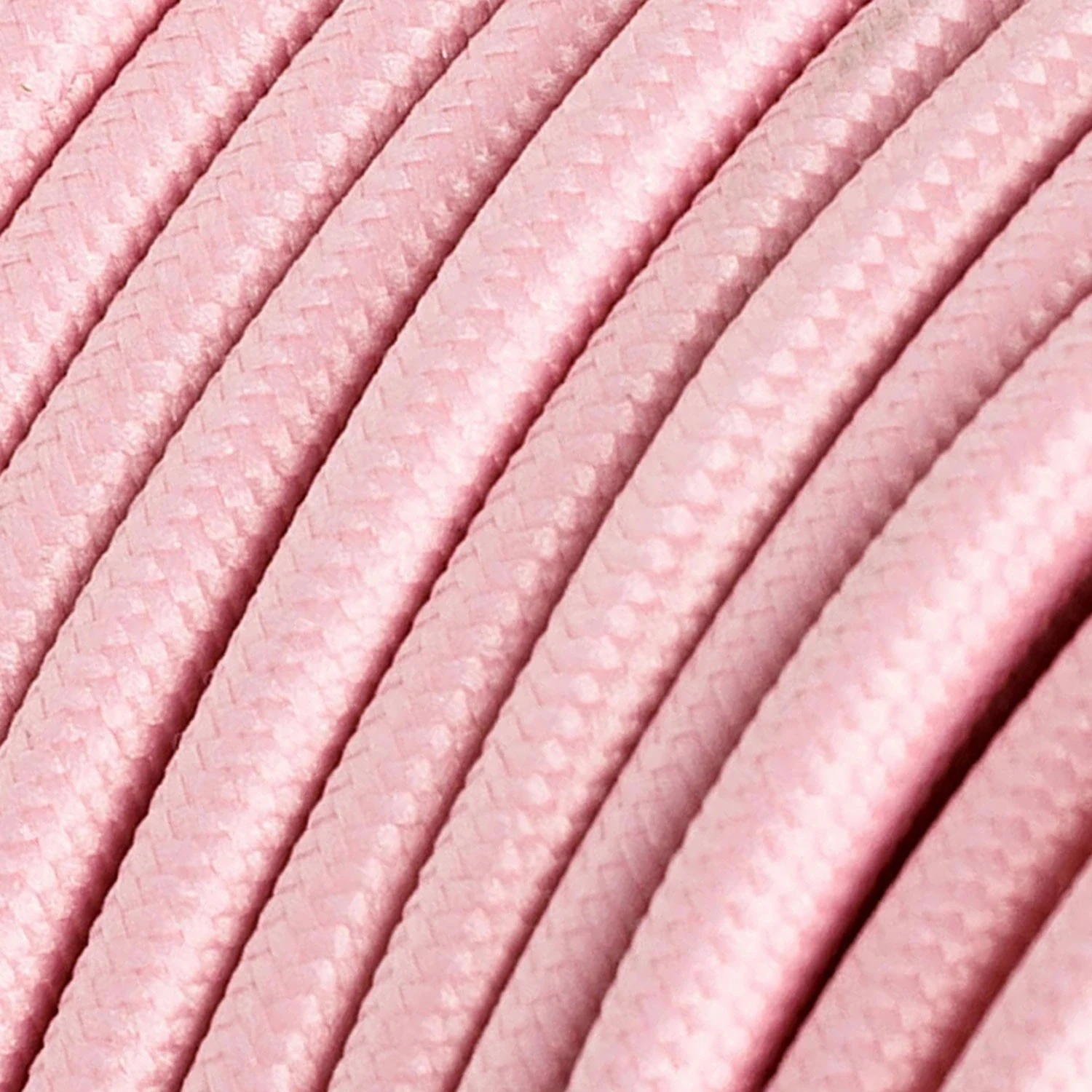 Suspension colorée en silicone avec câble textile