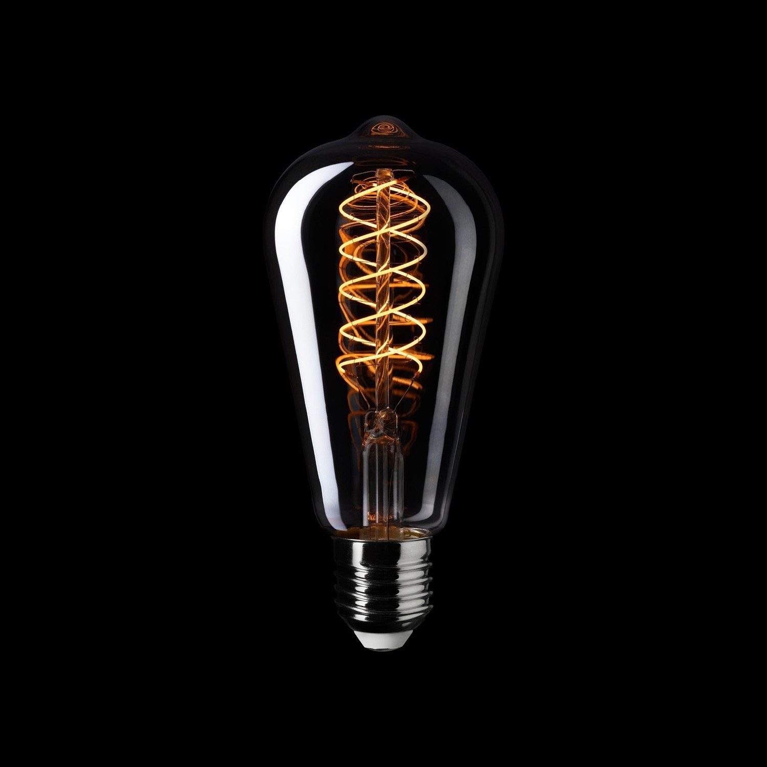LED Lamp Smoky Edison ST64 4,8W 250Lm E27 1800K Dimbaar - D02