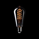 LED Lamp Smoky Edison ST64 4,8W 250Lm E27 1800K Dimbaar - D02