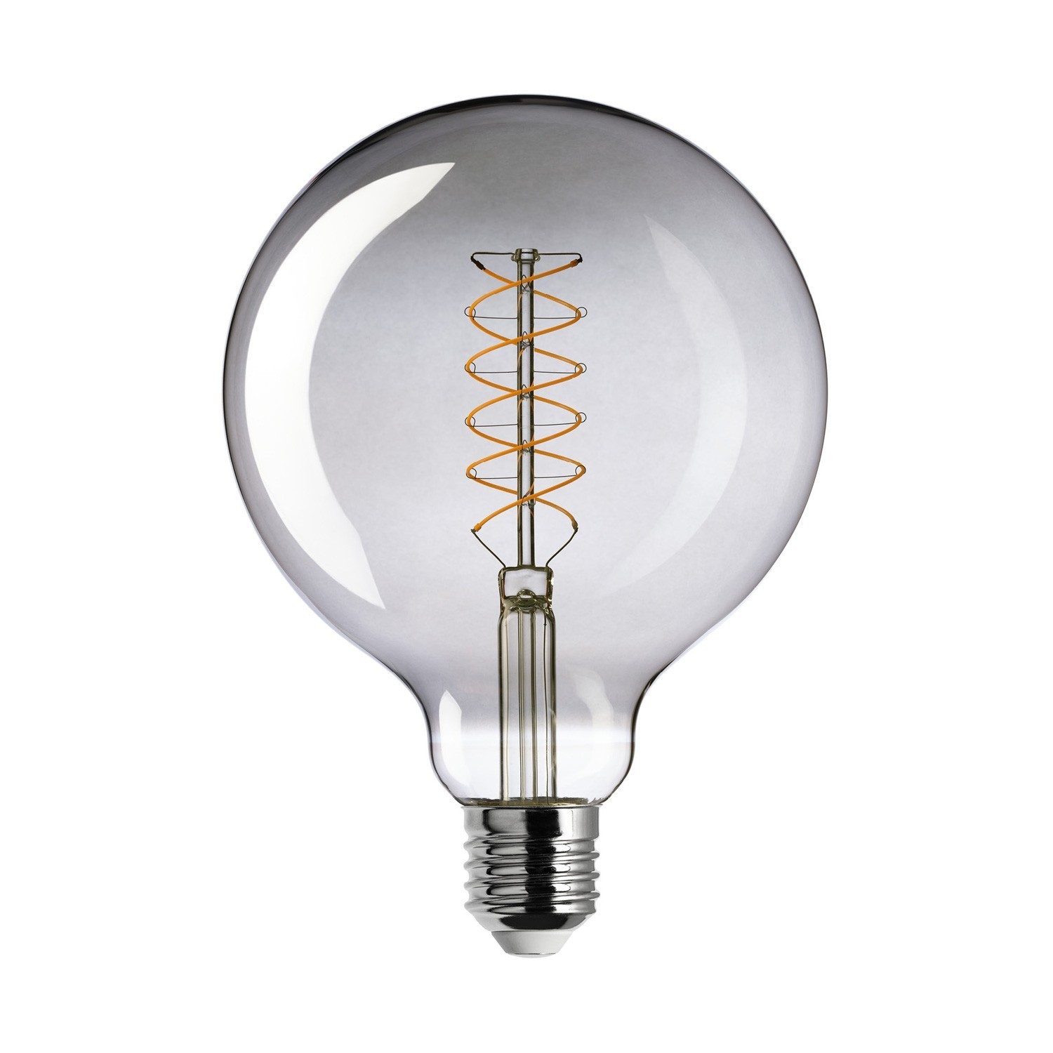 LED Lamp Smoky Globe G125 4,8W 250Lm E27 1800K Dimbaar - D04