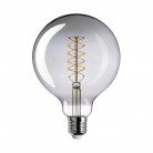 LED Lamp Smoky Globe G125 4,8W 250Lm E27 1800K Dimbaar - D04