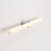 Metalen lamp voor wand- of plafondmontage met lineaire LED S14d-lamp
