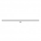 Metalen lamp voor wand- of plafondmontage met lineaire LED S14d-lamp