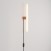 Lamp met stekker, metalen afwerking en lineaire LED S14d-lamp