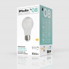 LED Lamp A60 Half Frosted Lens 7W 806Lm 2700K Dimbaar - A08