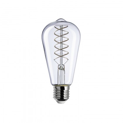 LED Lamp Filament White Edison ST64 5,9W 500Lm E27 2700K Dimbaar - W02