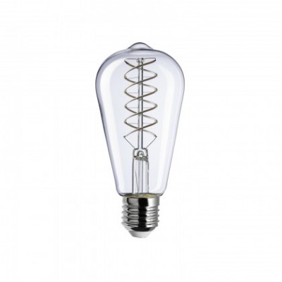 LED Lamp Filament White Edison ST64 5,9W 500Lm E27 2700K Dimbaar - W02