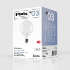 LED Lamp Filament G95 Wit Globe 5,9W 500Lm E27 2700K Dimbaar - W03