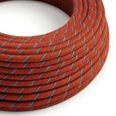 Câble textile rond 2x0,75 10 cm - ERC36