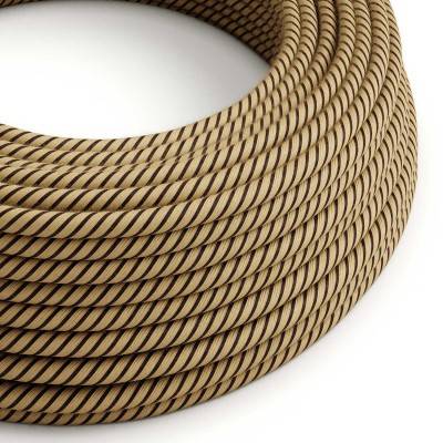 Câble textile rond 2x0,75 10 cm - ERD21