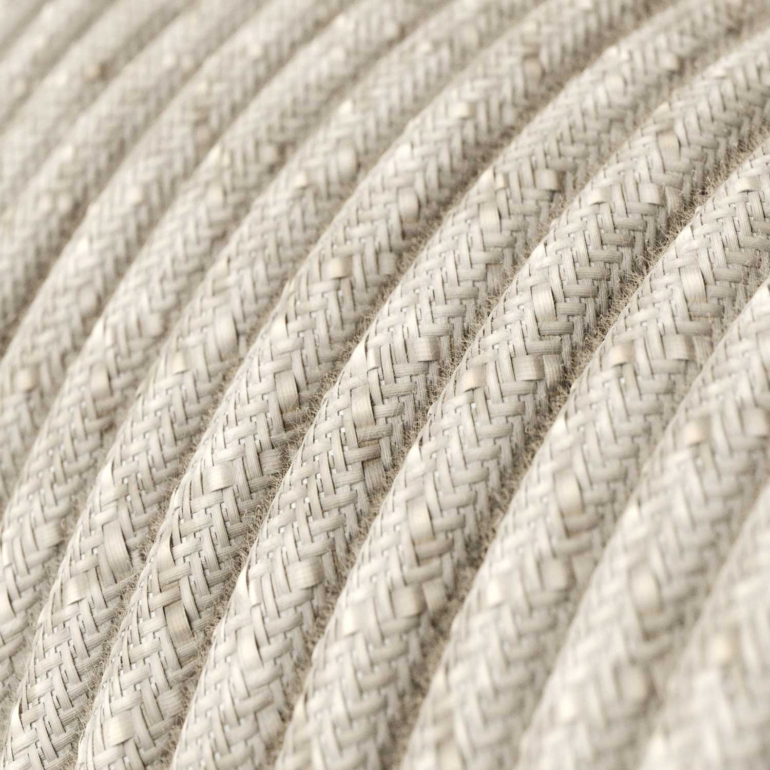 Câble textile rond 2x0,75 10 cm - RN01