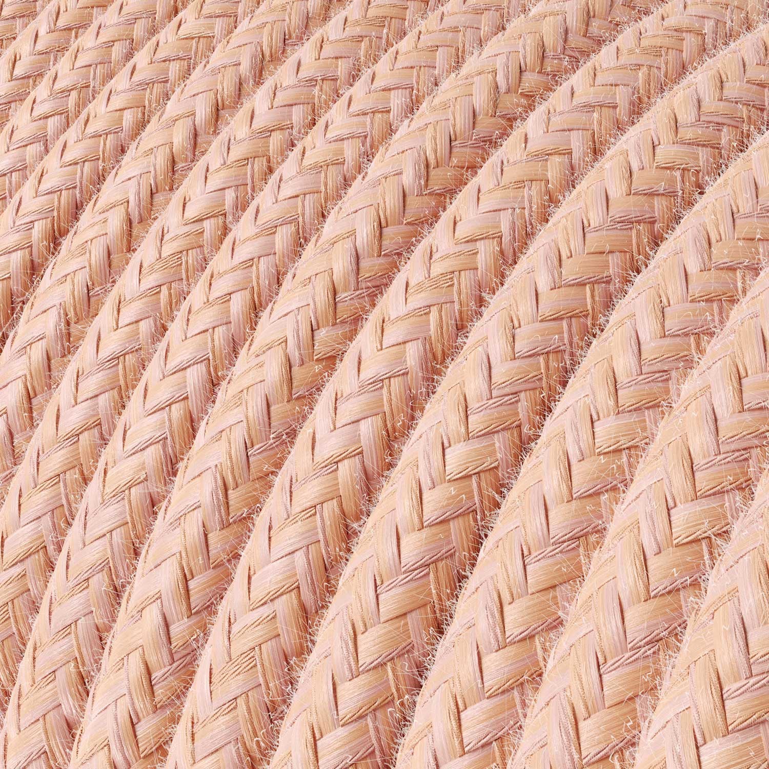 Câble textile rond 2x0,75 10 cm - RX13