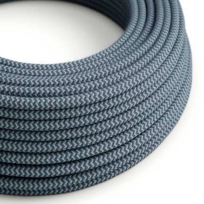 Câble textile rond 2x0,75 10 cm - RZ25