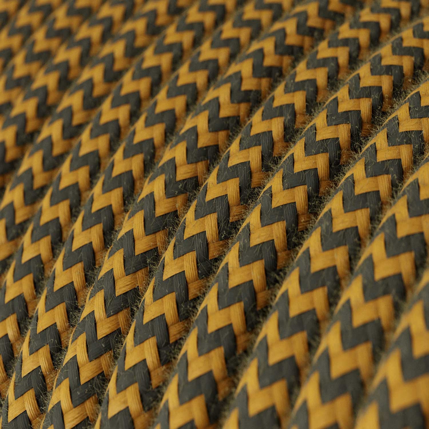 Câble textile rond 2x0,75 10 cm - RZ27