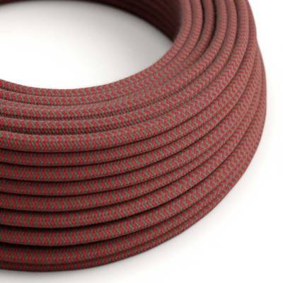 Câble textile rond 2x0,75 10 cm - RZ28