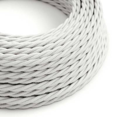 Câble textile torsadé 2x0,75 10 cm - TC01