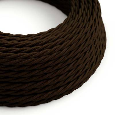 Câble textile torsadé 2x0,75 10 cm - TM13