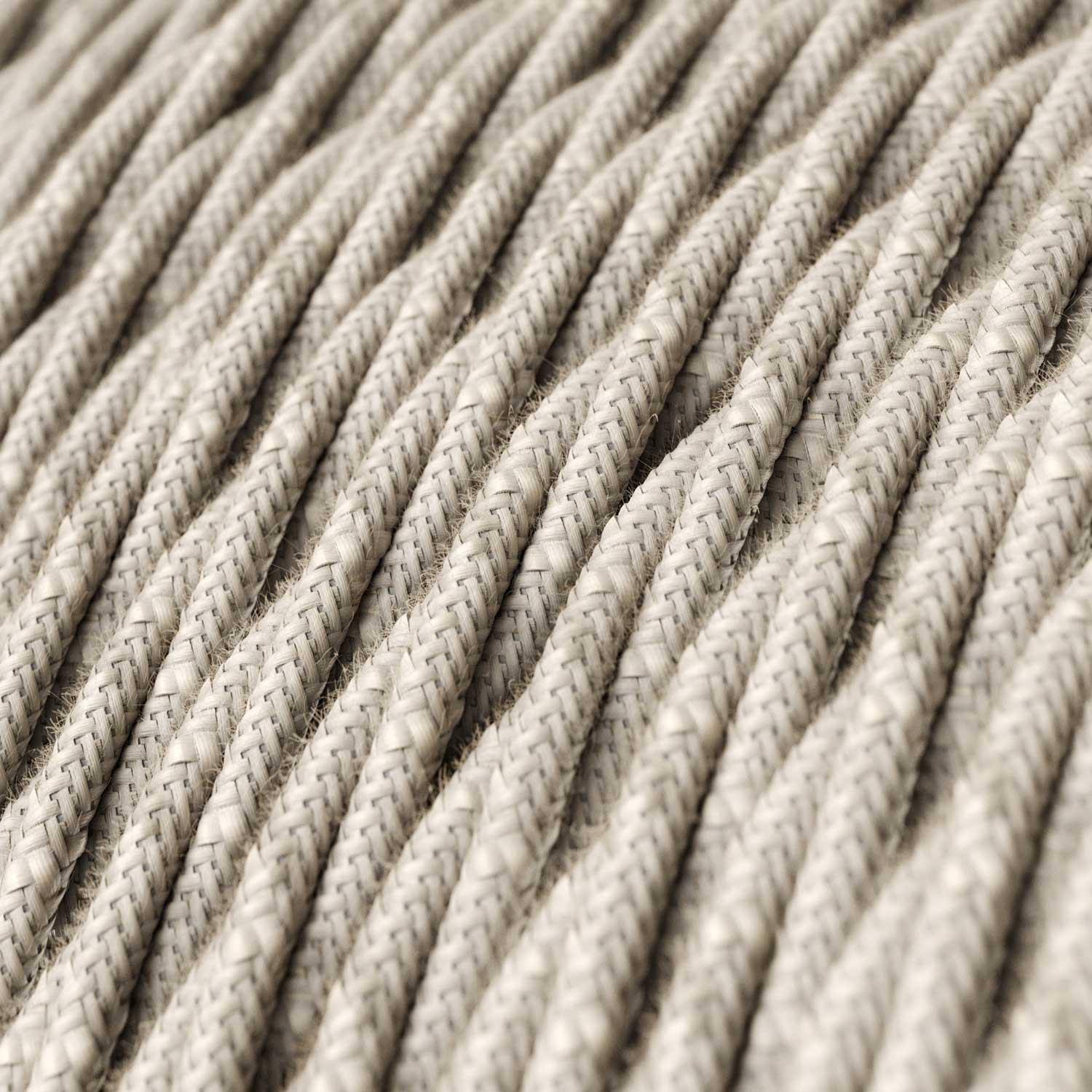 Câble textile torsadé 2x0,75 10 cm - TN01