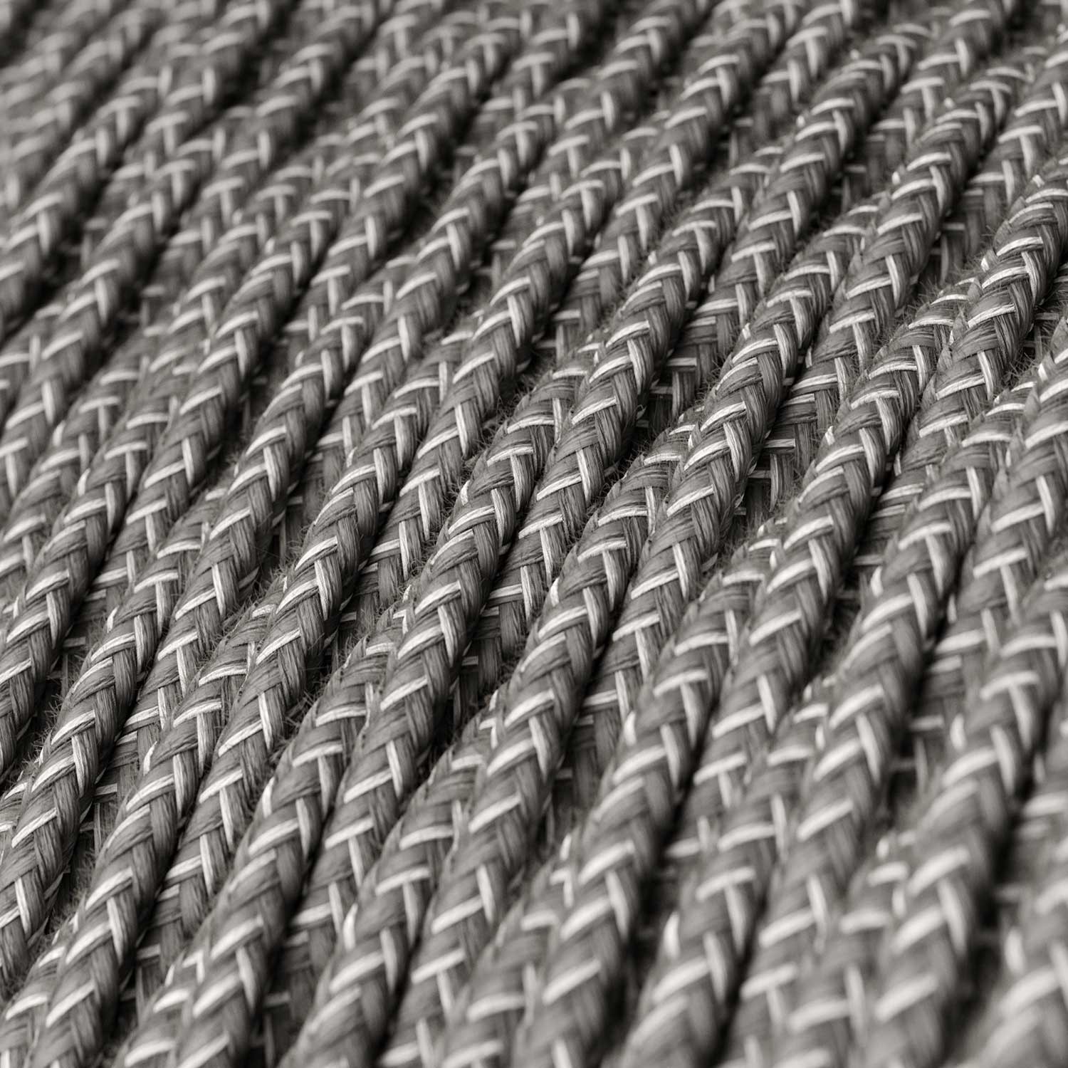 Câble textile torsadé 2x0,75 10 cm - TN02