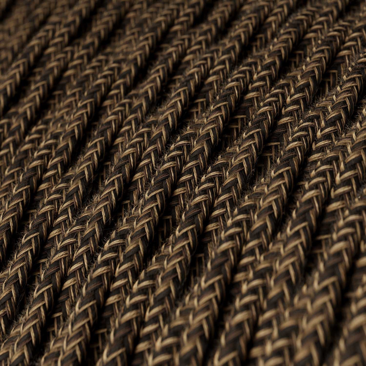 Câble textile torsadé 2x0,75 10 cm - TN04