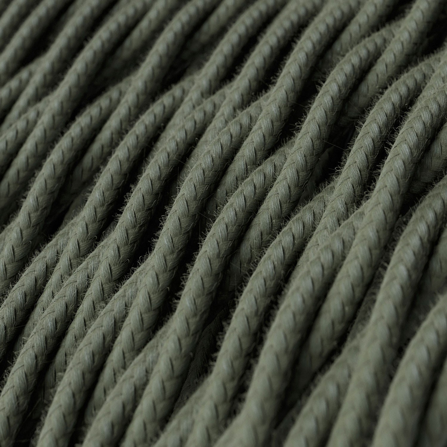 Câble textile torsadé 2x0,75 10 cm - TC63