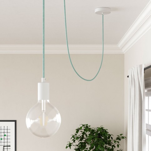Design flexibele elektrabuis met stof omweven - Creative-Tube Cipria viscose RM27 20 mm.