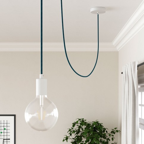 Design flexibele elektrabuis met stof omweven - Creative-Tube Cipria viscose RM27 20 mm.