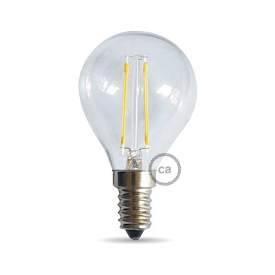 Ampoule Filament LED Sphère 4W E14 Claire