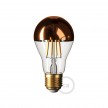Ampoule LED Goutte A60 Demi Sphère Cuivrée 7W E27 Dimmable 2700K