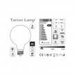 LED lichtbron Globe G125 gebogen LED spiraal – Tattoo Lamp® Otto 4W E27 2700K
