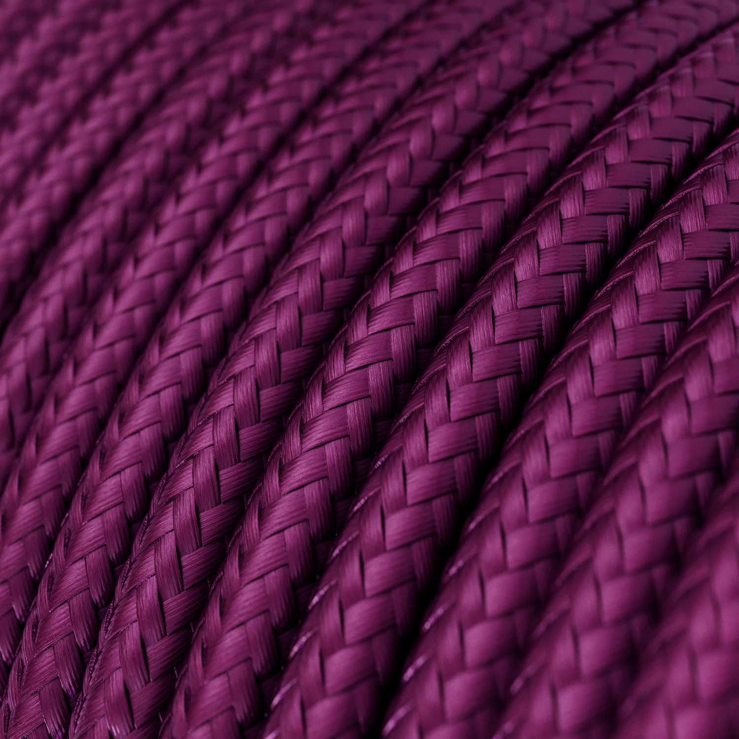 Ronde flexibele electriciteit textielkabel van viscose - RM35 ultraviolet