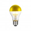 Gouden kopspiegel A60 LED-lamp 7W E27 2700K dimbaar