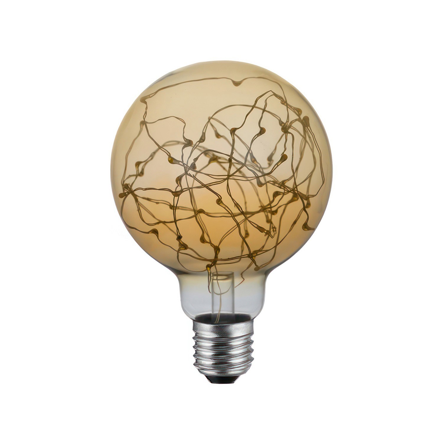 Ampoule LED Globe G95 - Mille Lumières Or - 2W E27 2000K