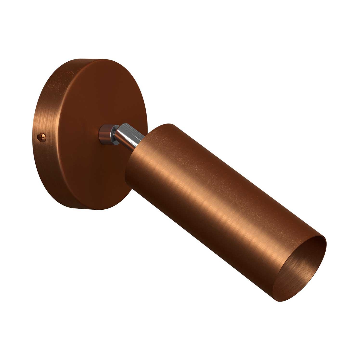 Fermaluce Metal verstelbaar metalen spotje met Tube/E14-fitting, wandlamp