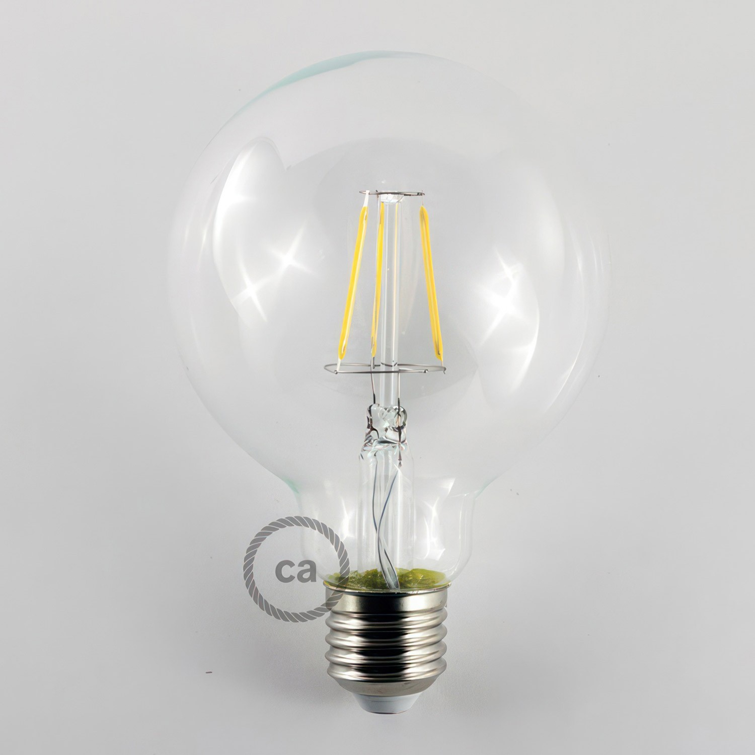 3 lichts-meervoudige hanglamp compleet met strijkijzersnoer en metalen afwerkingen