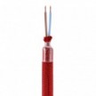 Kit Creative Flex flexibele buis bekleed met rode RM09 stof met metalen eindstukken