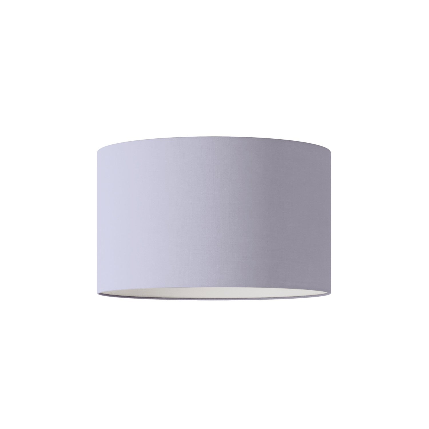 Paralume Cilindro L in tessuto con attacco E27 - Made in Italy - Teletta Lilla