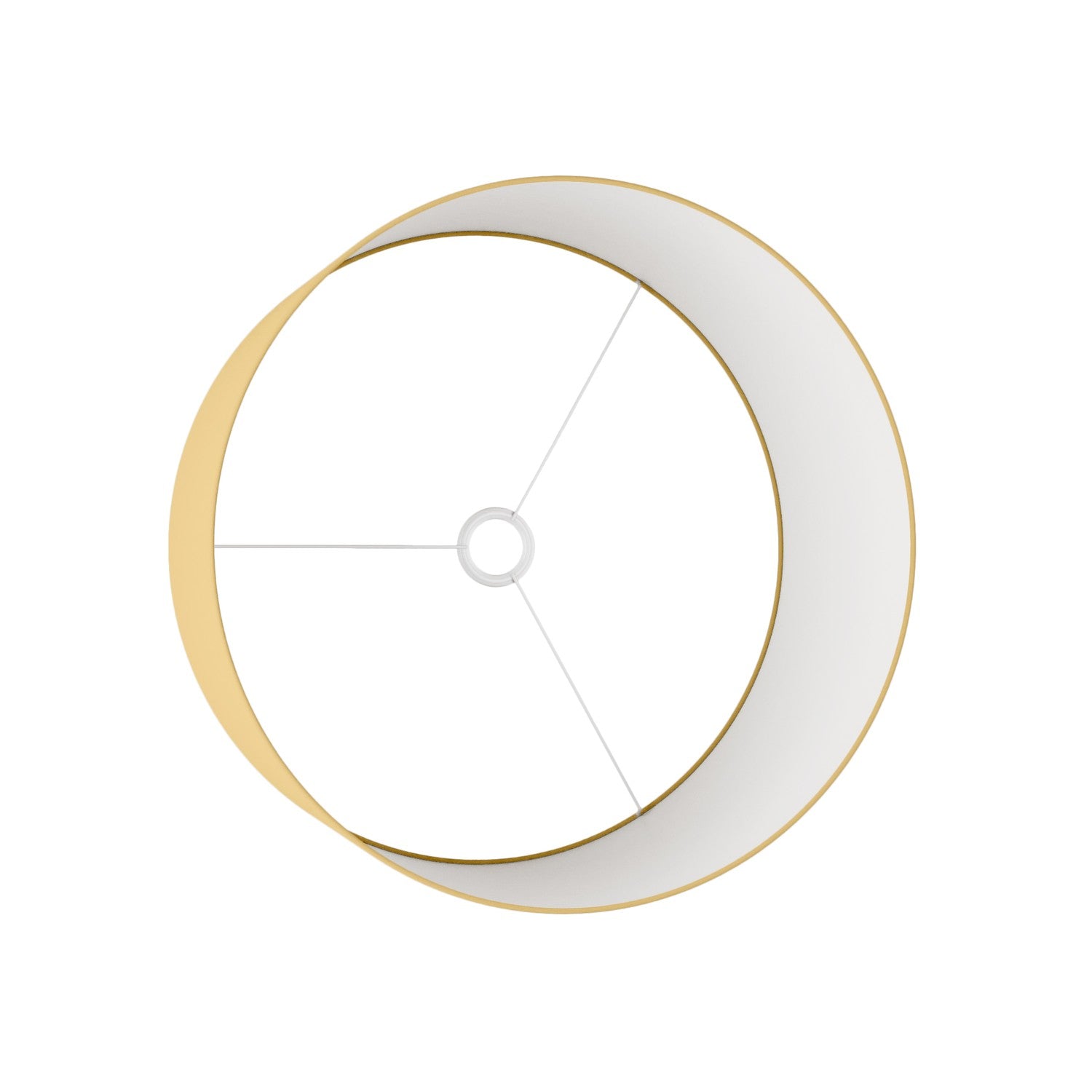 Paralume Cilindro XL in tessuto con attacco E27 - Made in Italy - Arenal Oro