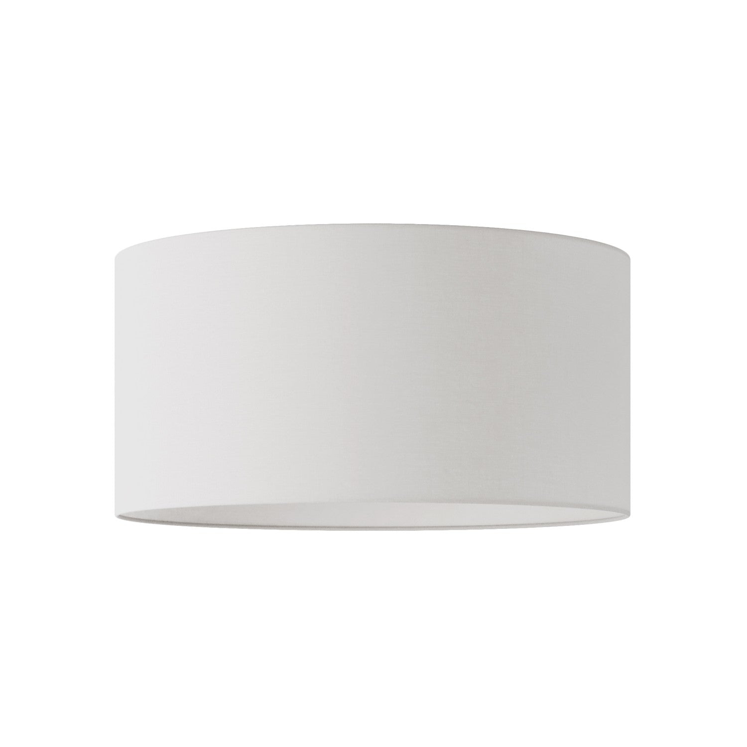 Paralume Cilindro XL in tessuto con attacco E27 - Made in Italy - Lino Crudo