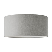 Paralume Cilindro XXL in tessuto con attacco E27 - Made in Italy - Camelot Grigio