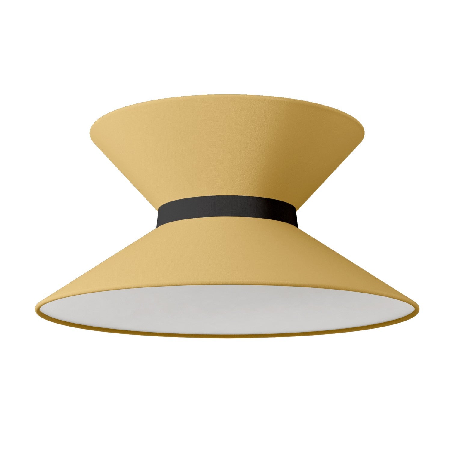 Paralume in tessuto Clessidra Arenal oro - Made in Italy Teletta antracite